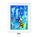 Pour Art Painting Kit With 3D Frame - Insects Theme Bee